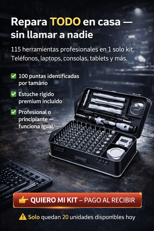 Herramientas precisas 115 en 1